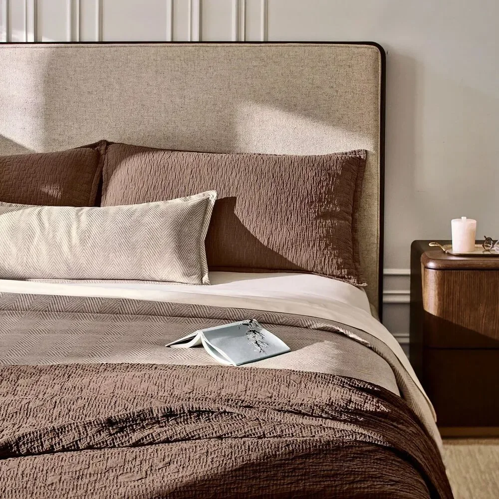 Hudson Park Collection Italian Palermo Yarn Dye Full/Queen Duvet Cover